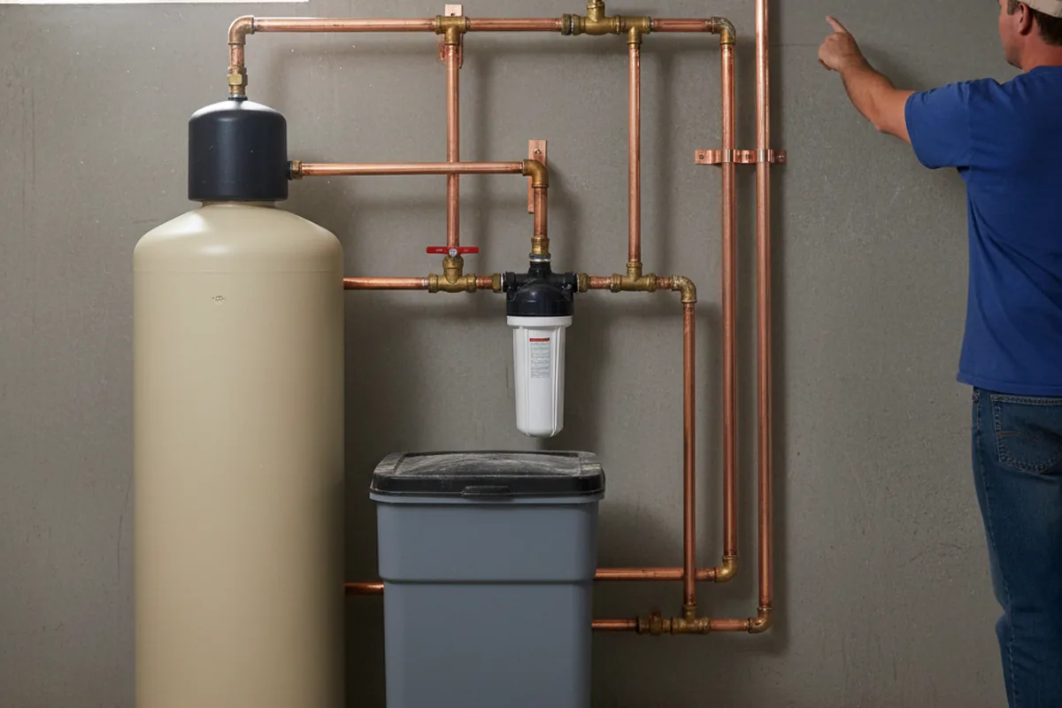 Whole-house water treatment system installed in Sedgwick